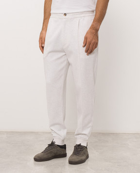 Brunello Cucinelli Ivory joggers MR8073268G