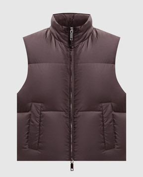 Max & Co Brown down vest PAGELLA MCOPAGELLA