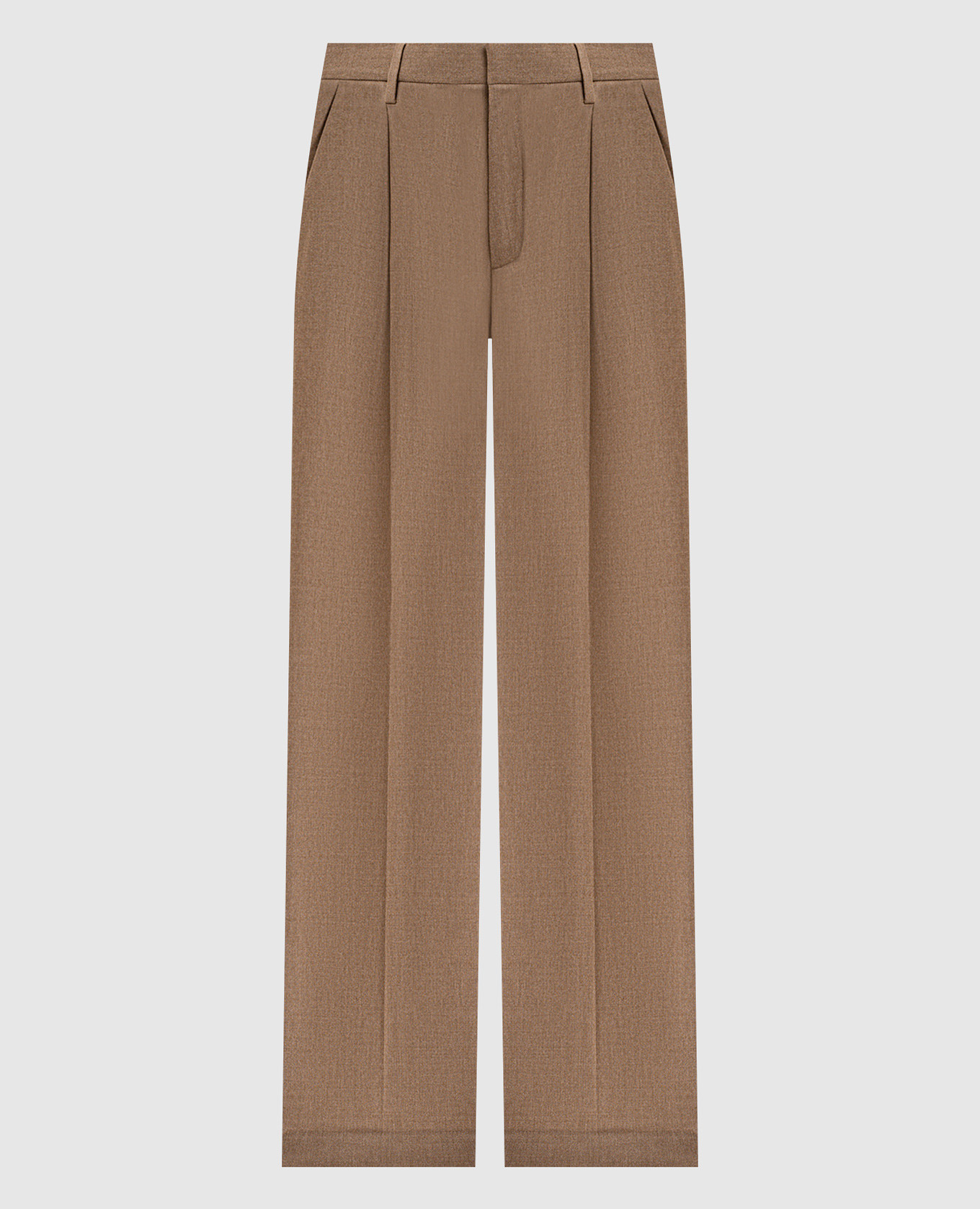 

Brown OFILIA wool and cashmere pants MooRER