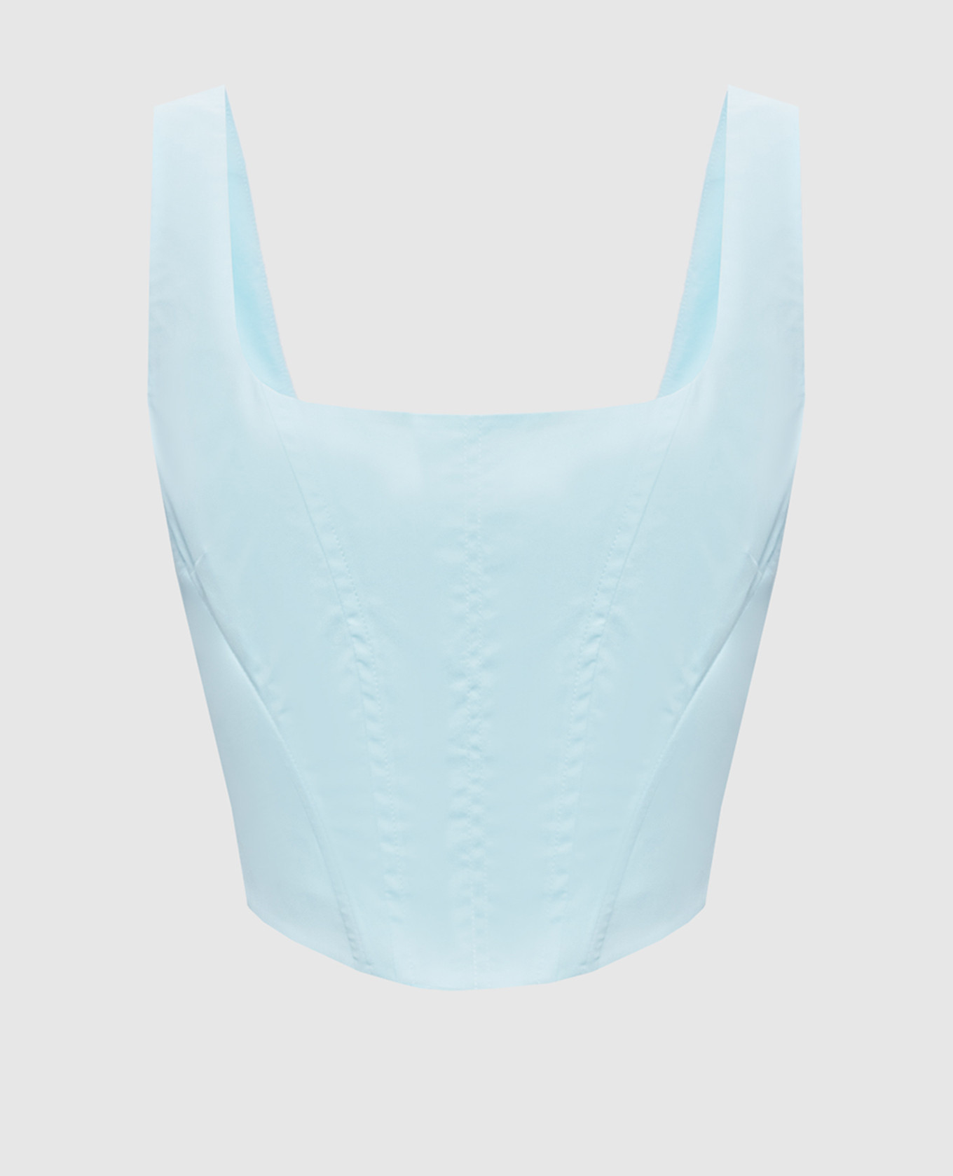 Clio blaues Korsett-Top