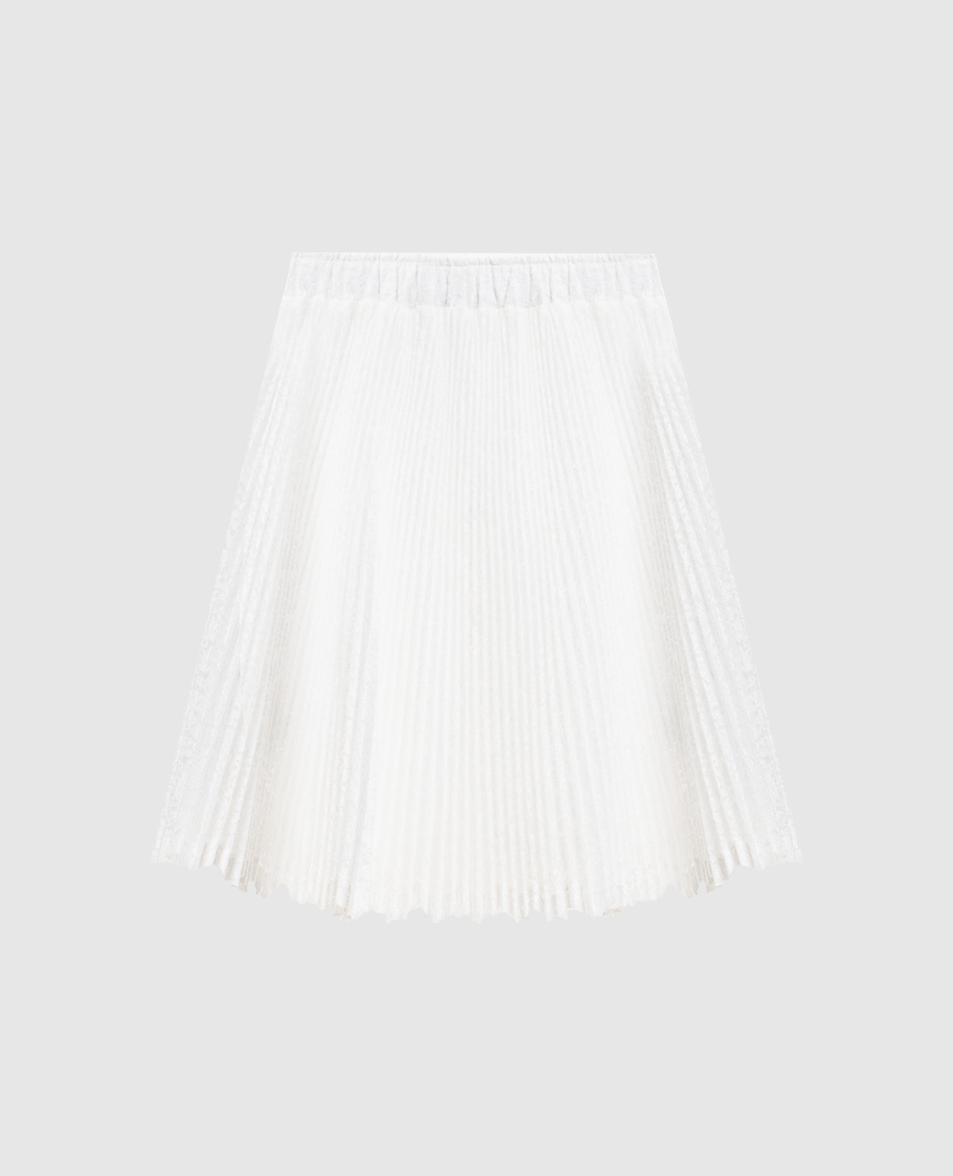 White lace skirt
