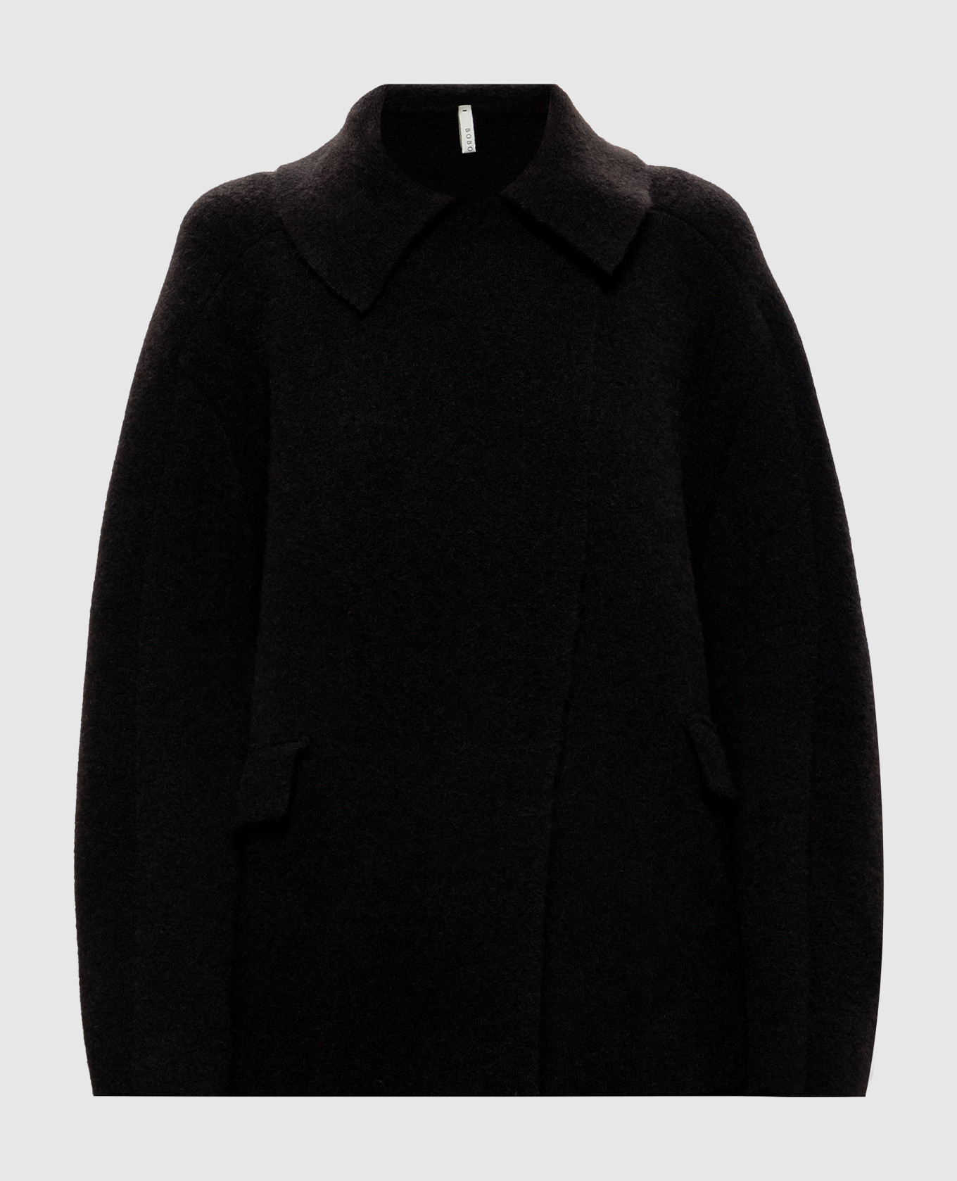 Brown cropped coat
