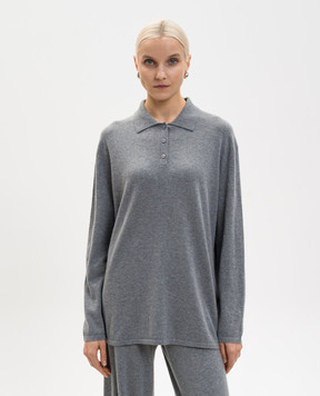 LISA YANG Grey Caisa polo shirt 2026027