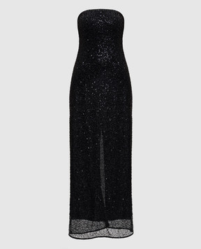 Simkhai Black Xyla dress with beads and sequins 5251138BS