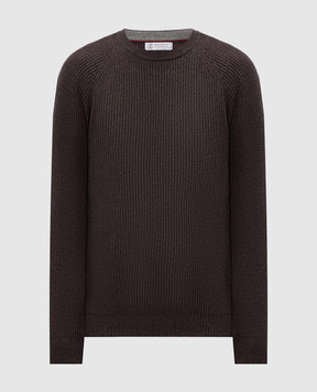 Brunello Cucinelli Brown cashmere sweater M2274100