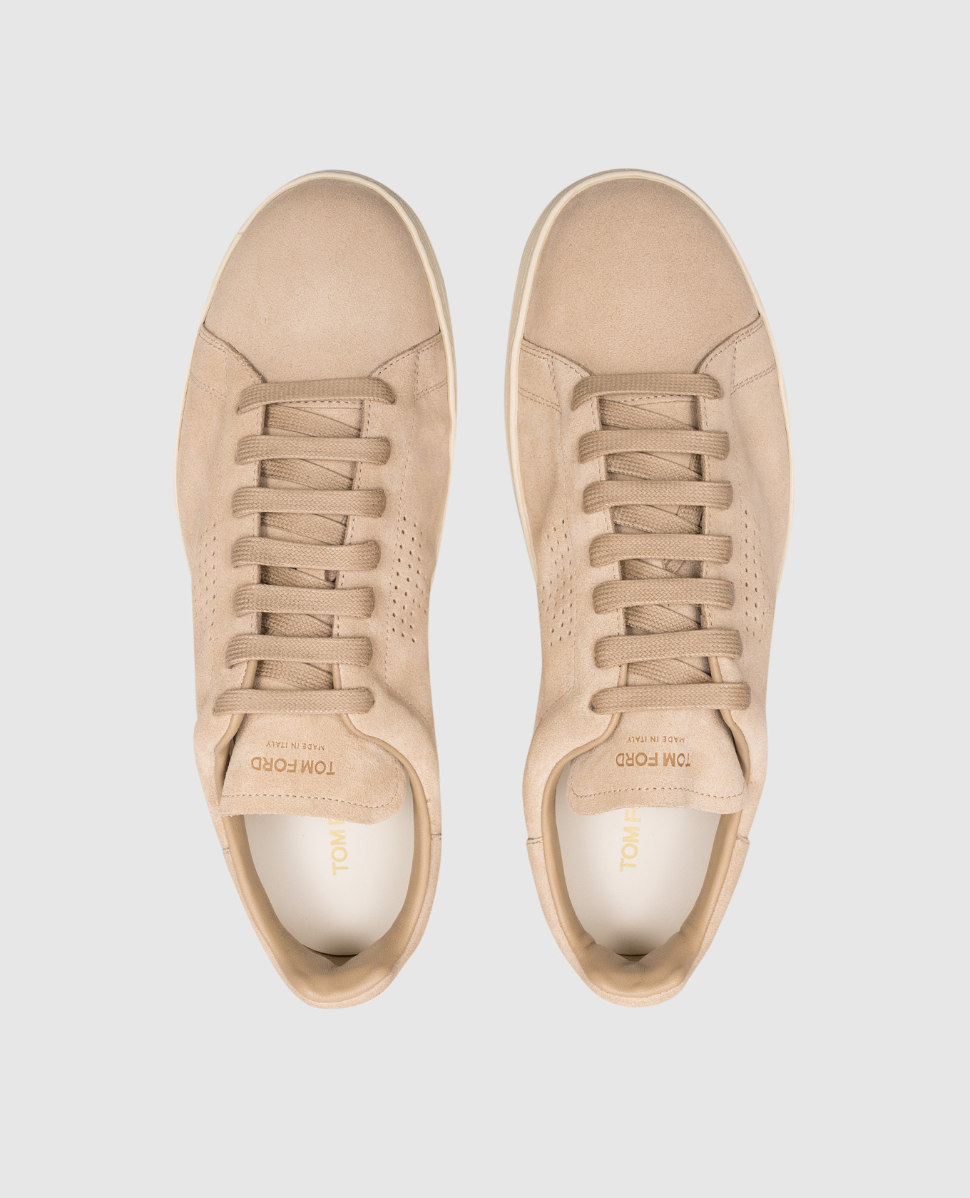 

Beige suede sneakers WARWICK Tom Ford