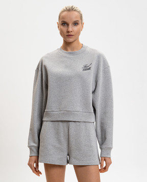 Max & Co Gray sweatshirt with embroidery MCLSERIO