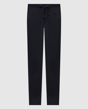 Dolce&Gabbana Blue pants with wool GP264THU7QN
