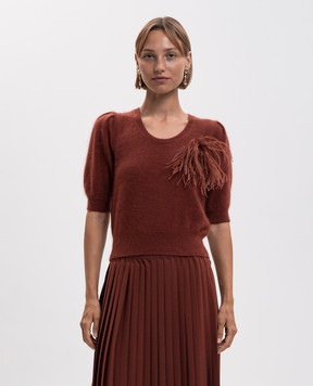 Twinset Terracotta wool jumper 262TP3260