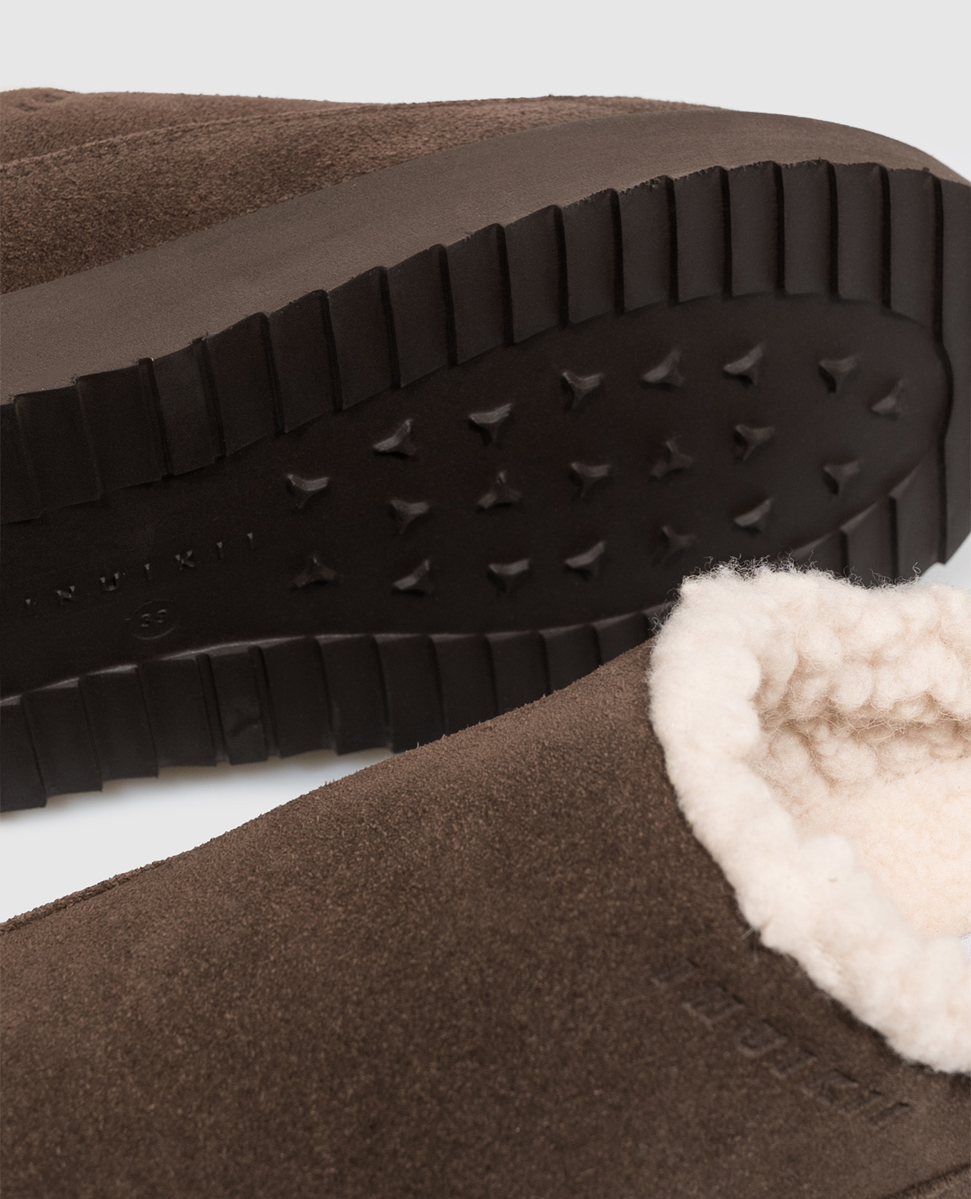 Brown suede mules Inuikii 5