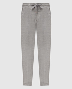 Marco Pescarolo Gray cashmere and silk pants CARACCIOLO5324