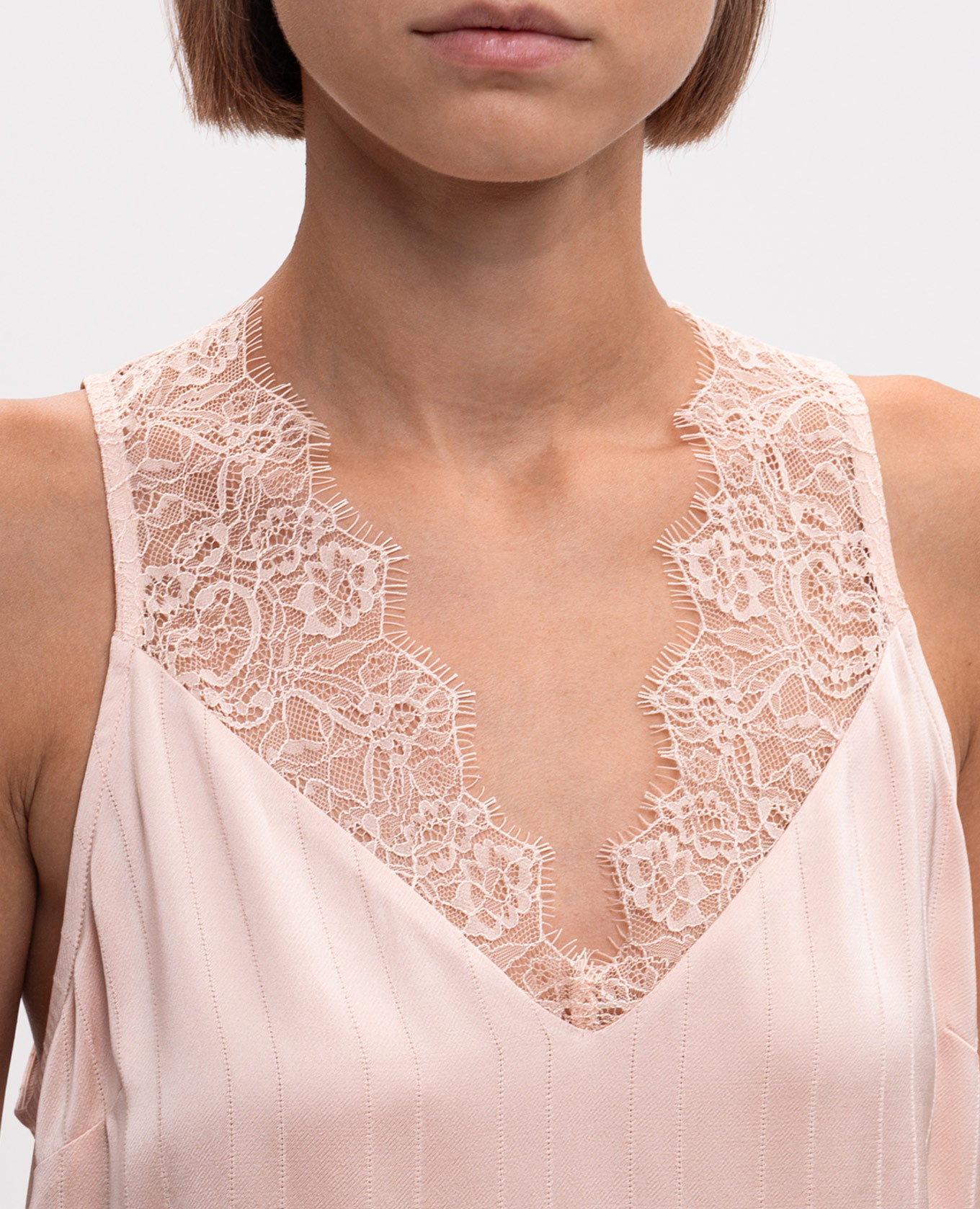 Pink top with lace Twinset 5