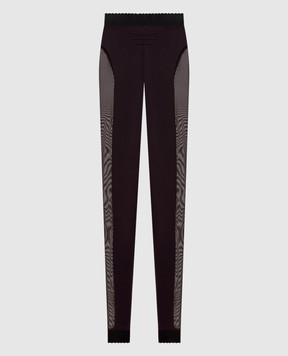 The Attico Purple leggings 261WCP00315MIX117AA
