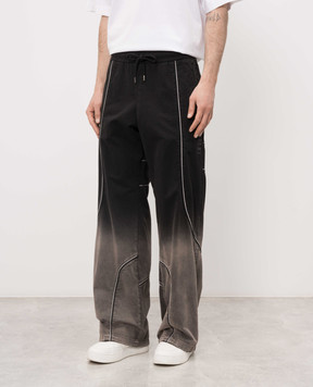 Off-White Black Offline Slouchy Pants 44MCJ03LS26F001