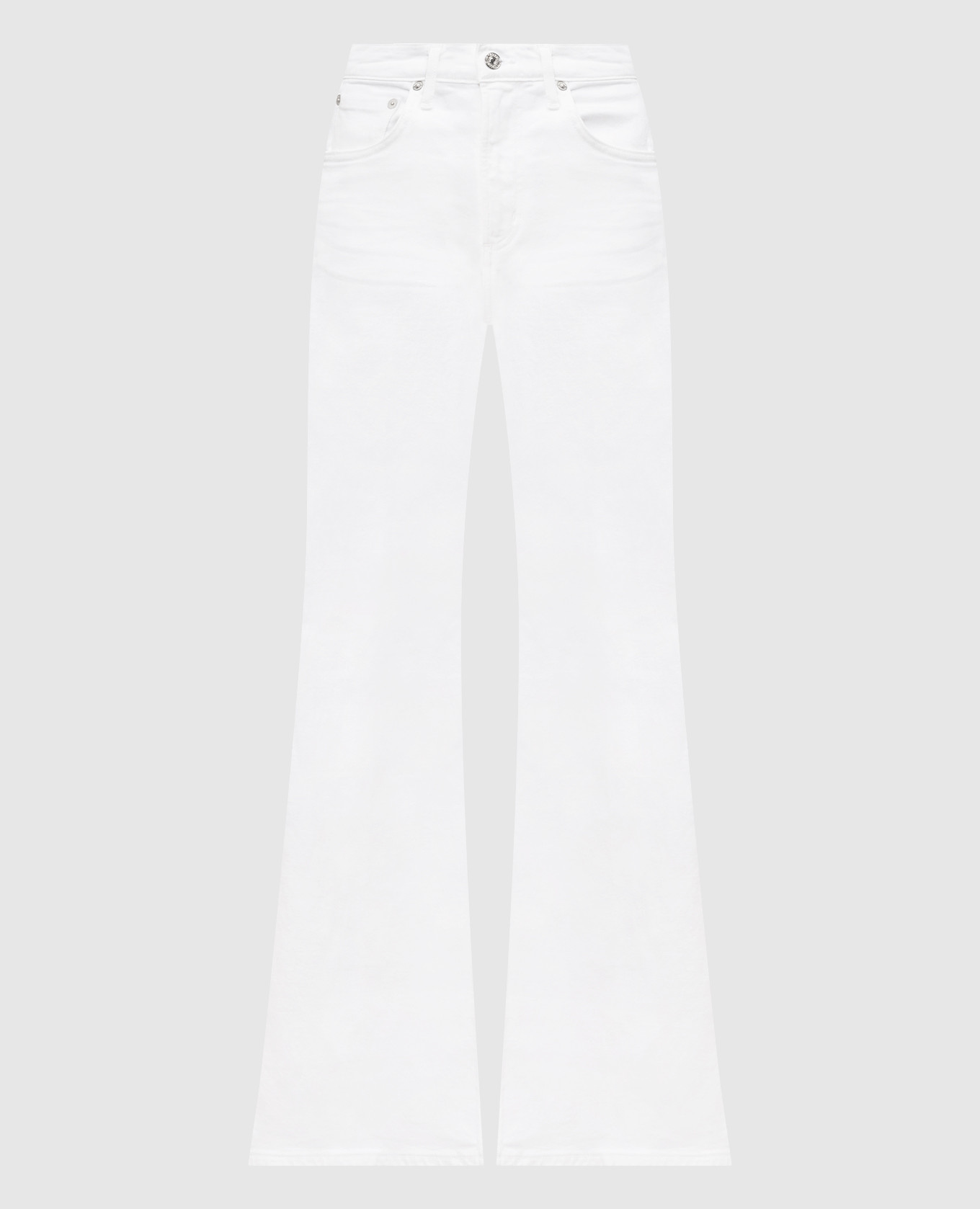 Kimberly white flared jeans