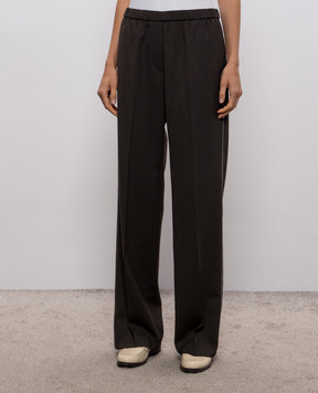 Peserico Brown wool pants P0493402660