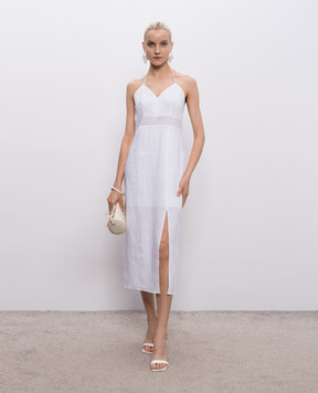 Twinset White linen dress 261TT2390