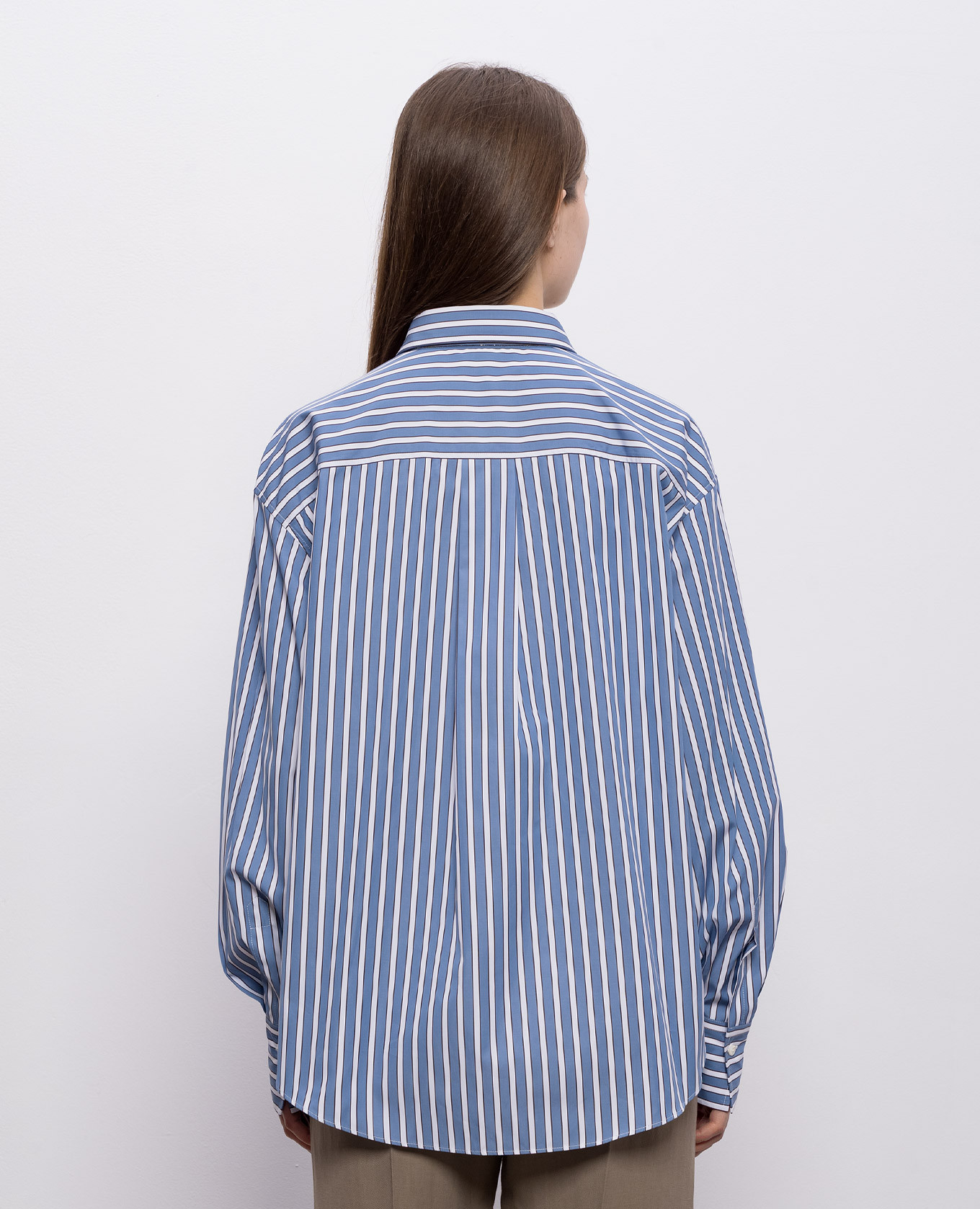 Blue striped shirt Brunello Cucinelli 4