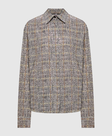 Blouse with crystals
