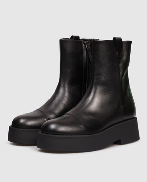 Premiata Black leather boots M6827