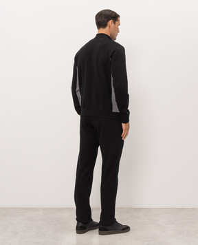 Bertolo Cashmere Black tracksuit 9020870019659020880019