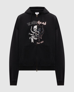 Vetements Black sports jacket with print MH27ZU241B