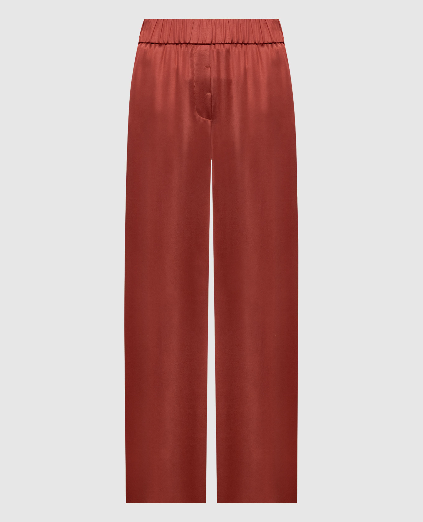 

Terracotta straight-leg pants Peserico, Pink