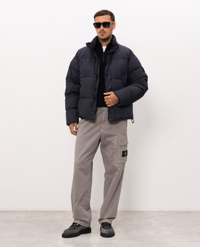 Stone Island Grey pants with logo patch L2S153100036S00L1