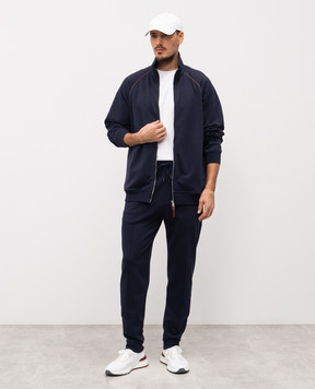 Brunello Cucinelli Blue joggers MW8633263G