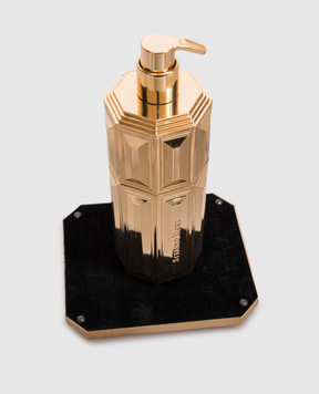 Stefano Ricci Golden liquid soap dispenser with stand SRDISPTRAYPMMA