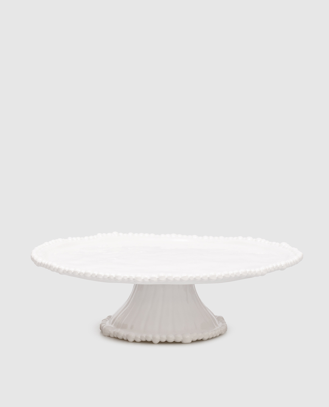 

White Pearl Cake Stand Baci Milano