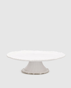 Baci Milano White Pearl Cake Stand CAKCOL01