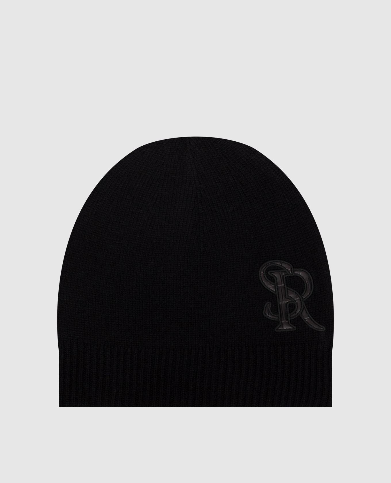Black cashmere hat