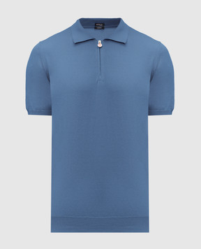 Kiton Blue polo UMKX33Z