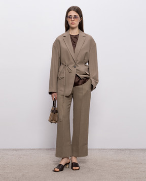 Brunello Cucinelli Brown blouse with silk M0C59DE310