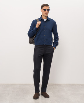 Kiton Blue shirt UMCNERHH09888