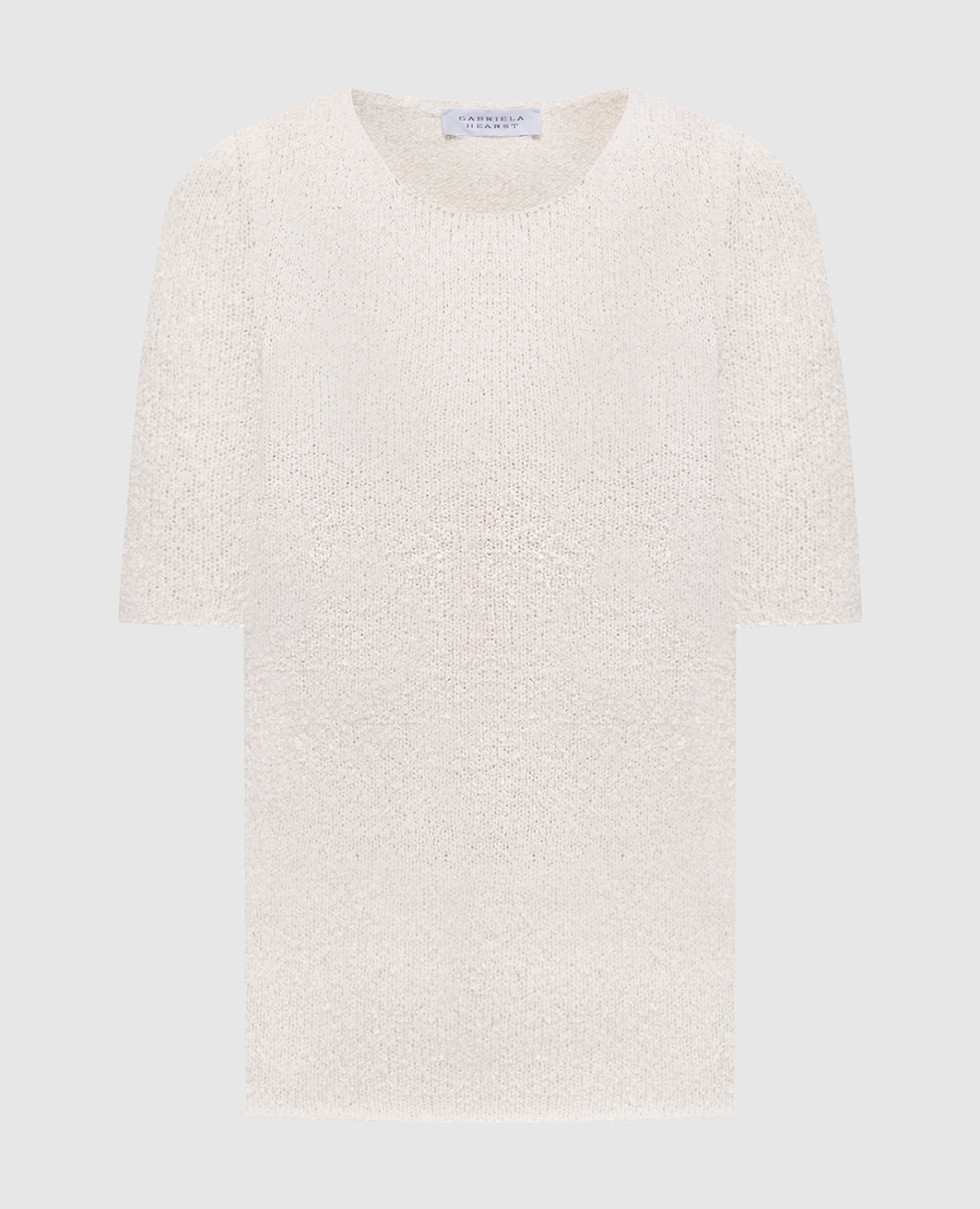 Haut en soie blanche Valentina