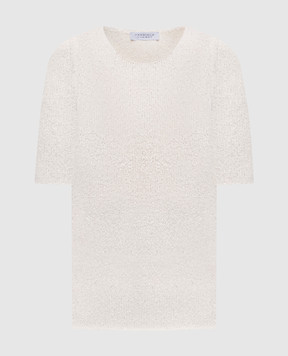 Gabriela Hearst Valentina white silk top 2269067A137