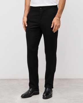 Kiton Black wool pants UPN01K0124G