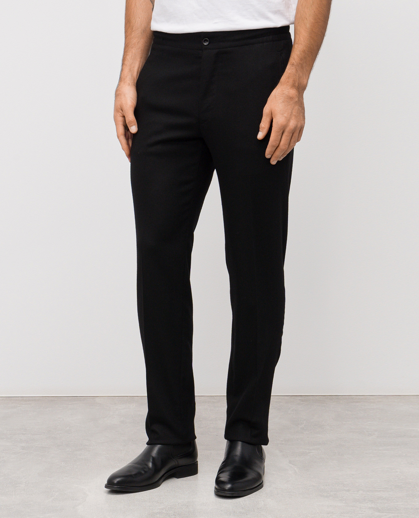 

Black wool pants Kiton