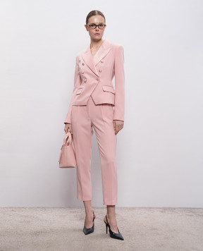 Twinset Pink double-breasted jacket 261AP2274