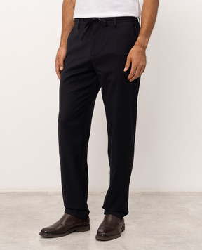Canali Blue wool pants CJ06157U91659