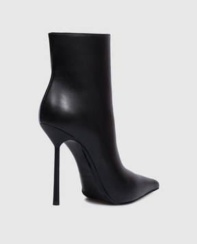 Le Silla Black leather ankle boots BELLA 4217C100BMPPNEM