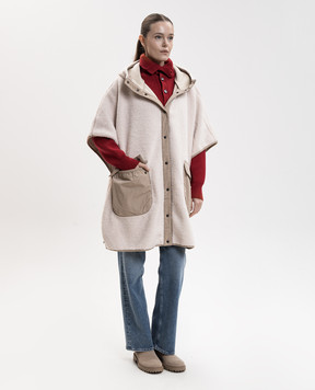 Woolrich Beige cape CFWWTS2002FRUT5521