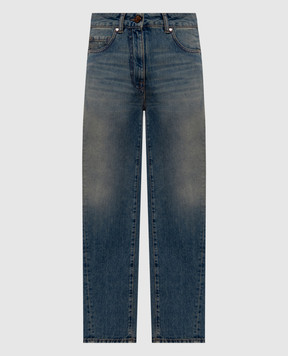 Peserico Blue jeans with logo P04133L79Q04962