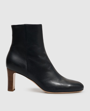 AGL GINNY dark blue leather ankle boots GINNYCBOOTIE
