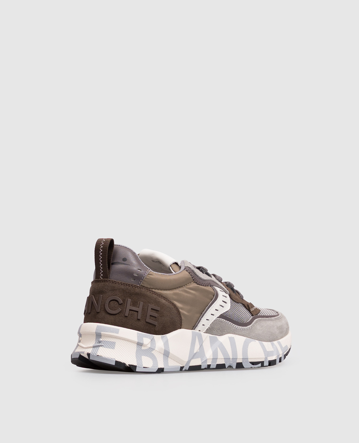 CLUB01 grey combination sneakers Voile Blanche 3