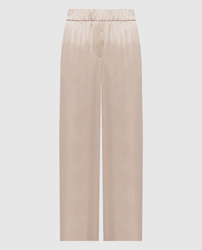 Peserico Beige straight-leg pants A0412406638