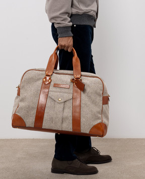 Brunello Cucinelli Grey Street combination travel bag MBPABU394