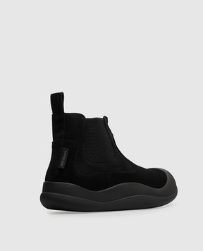 Axel Arigato Black suede Squish Chelsea boots F4078003